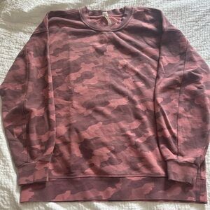 Women’s Camouflage Sweater - Pink Camo